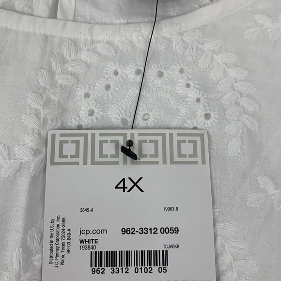 Liz Claiborne white top - Picture 6 of 9